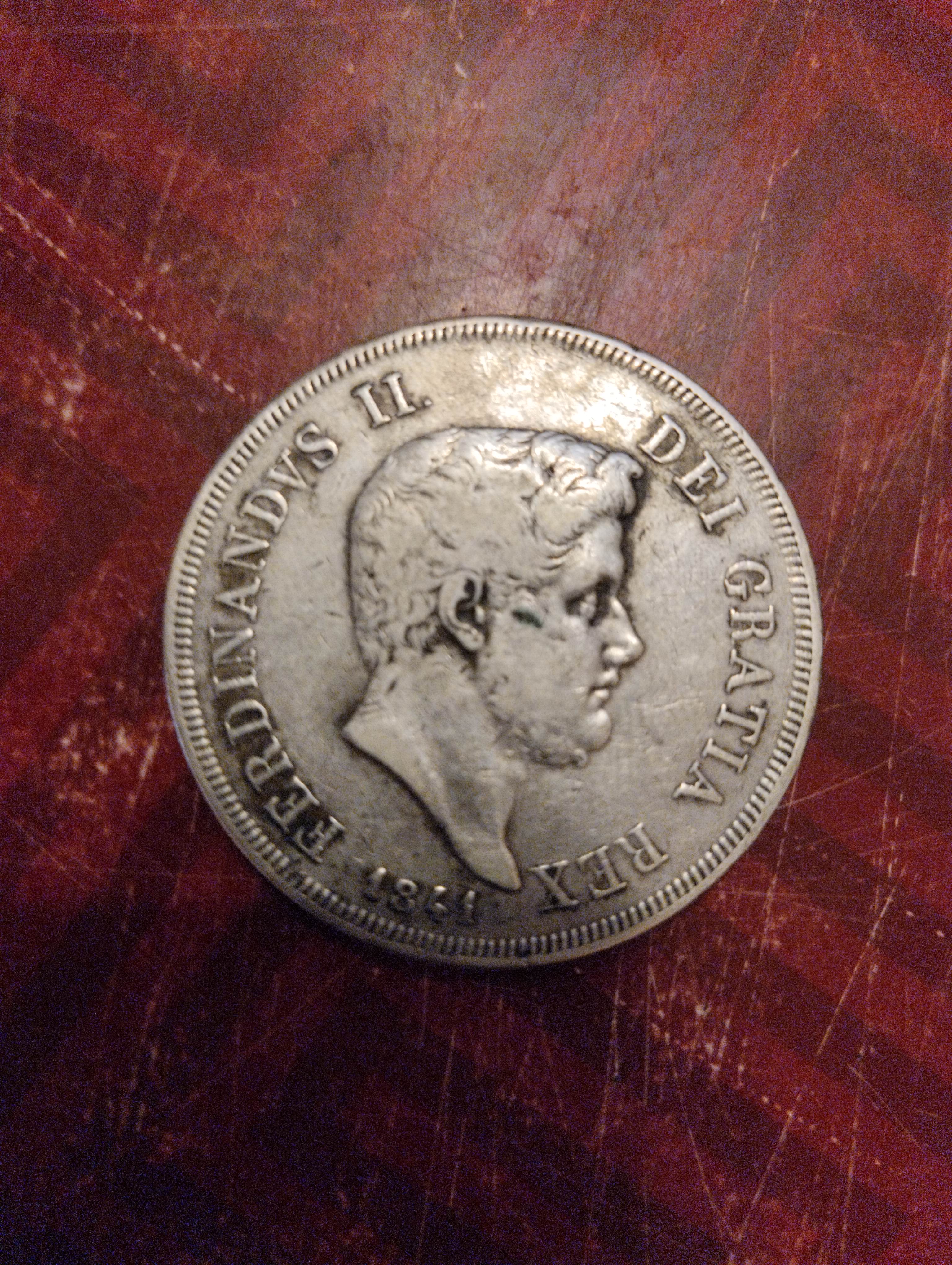 Moneta di Ferdinando II delle Due Sicilie