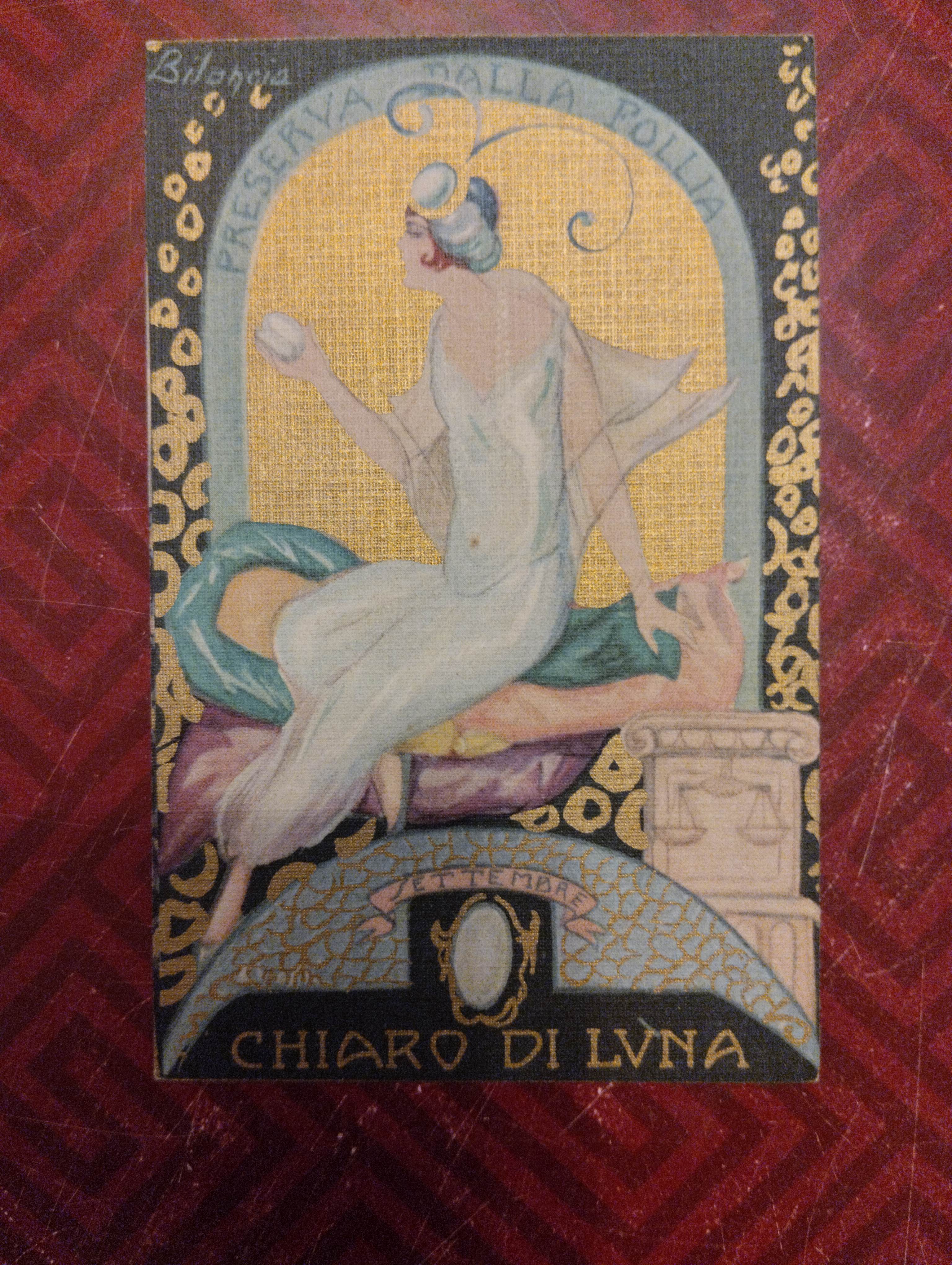 Chiaro di Luna - Stampa Art Nouveau